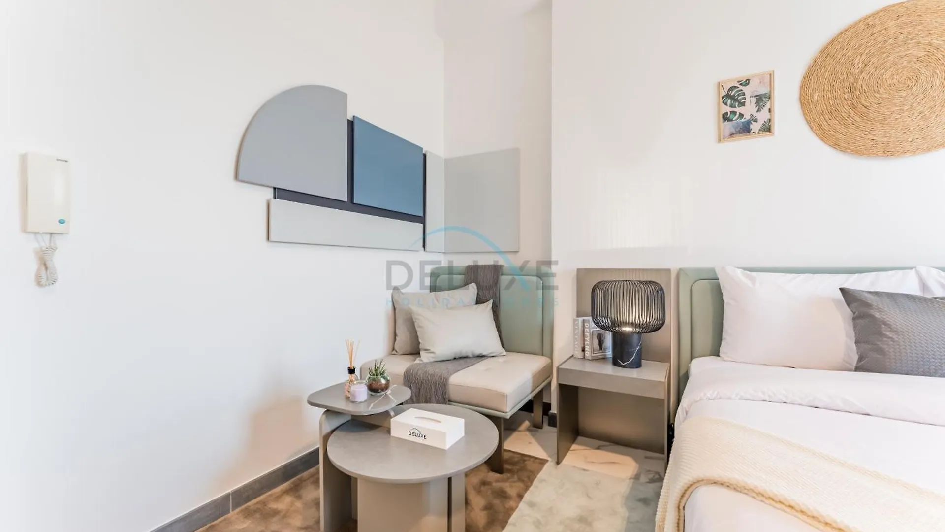 Studio With Glimpse Of Burj Khalifa, Minutes From Downtown Dubai, Mag 930, Mohammad Bin Rashid City By Deluxe Holiday Homes Apartment Dubai